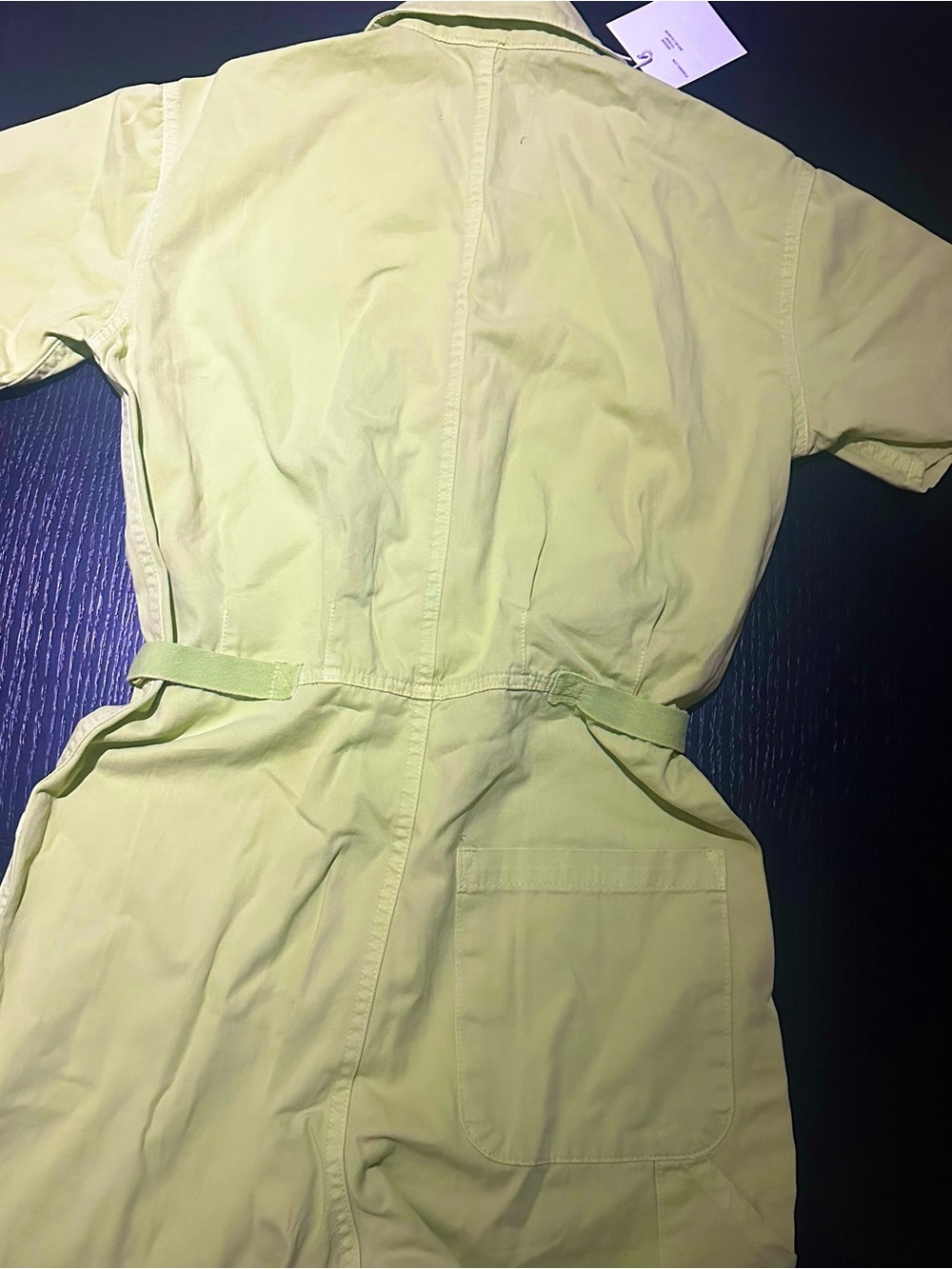 pistola Lime Short-Sleeve Utility Jumpsuit - Picture 6 of 6